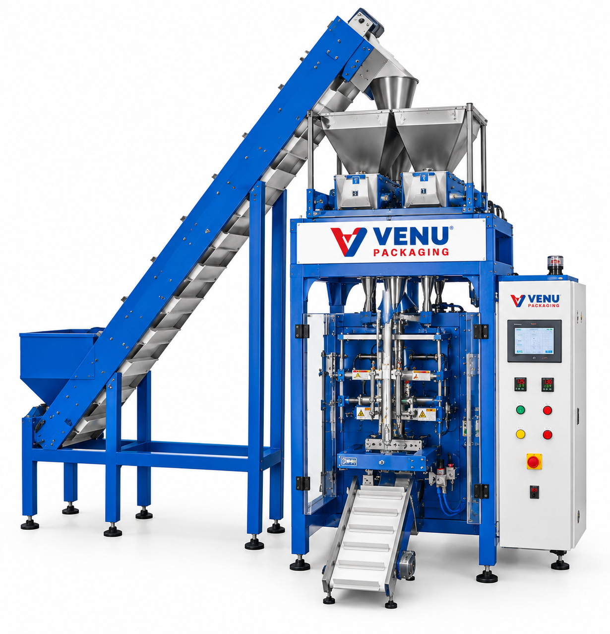 VENU Packaging 2/4 Head Collar Type Weigh Filling Machine