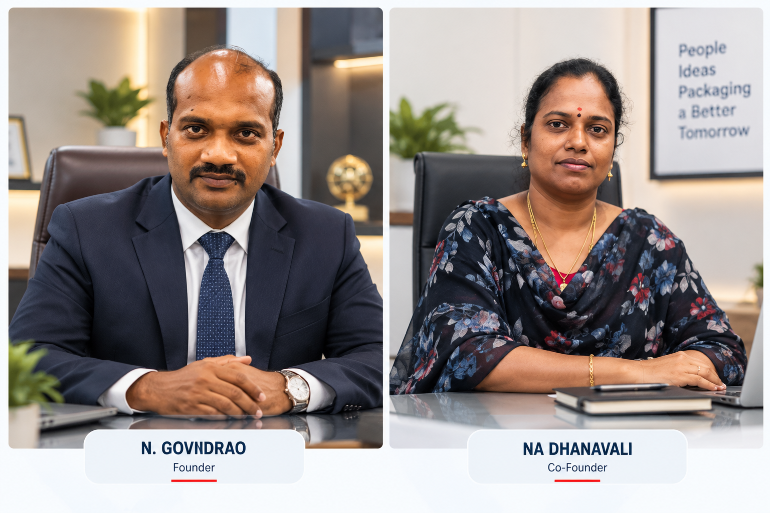 N. Govindrao and Na Dhanavali - VENU Packaging